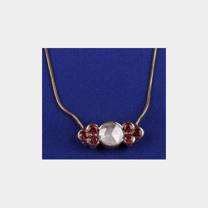 Gem-set Pendant Necklace