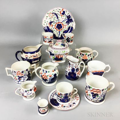 Fifteen Pieces of English Ceramic Tableware