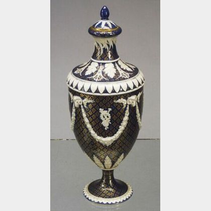 Wedgwood Victoria Ware Vase and Cover