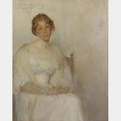 Wilton Robert Lockwood (American, 1861-1914) The Lady in White