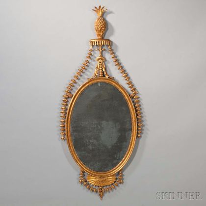 George III-style Giltwood Mirror