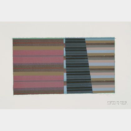Robert P. Moore, Jr. (American, 1937-1992) Study for Cloth Paintings