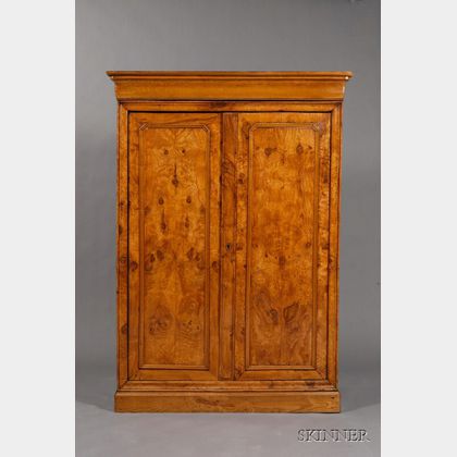 French Provincial Elmwood Armoire
