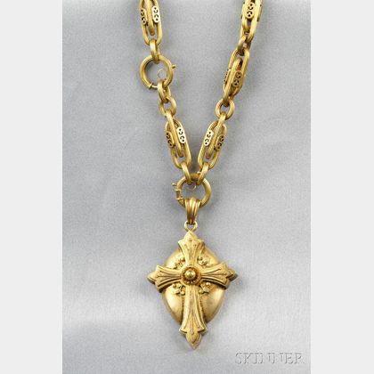 Victorian Gold Chain and Locket