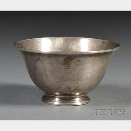 Arthur Stone Associates Small Sterling Silver Footed Revere-style Bowl