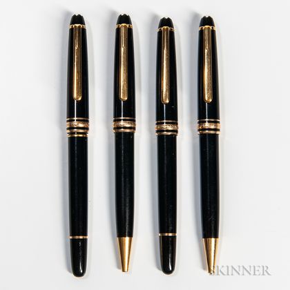 Four Montblanc Pens