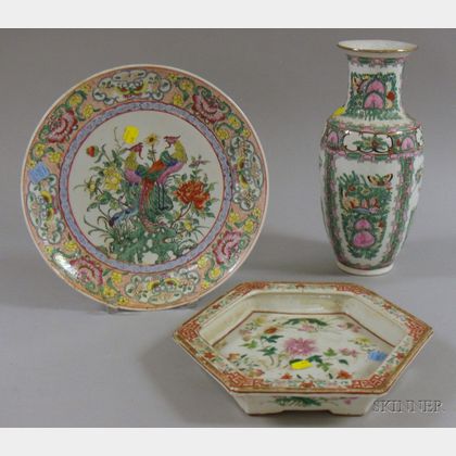 Three Pieces of Asian Porcelain