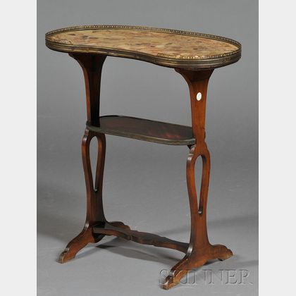 Louis XVI-style Kidney-shaped Occasional Table