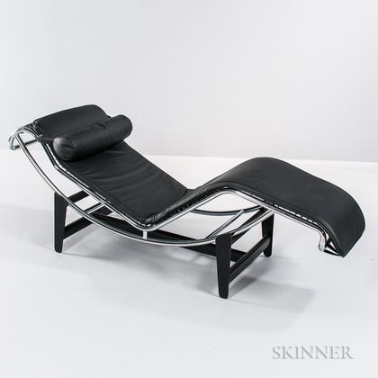 Le Corbusier-style LC4 Chaise Lounge 