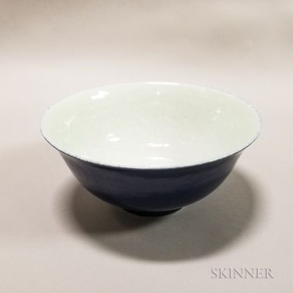 Blue-glazed Bowl