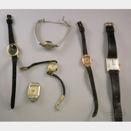 Group of Six Lady's Wristwatches