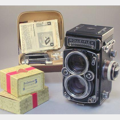 Rolleiflex TLR Camera and Accessories