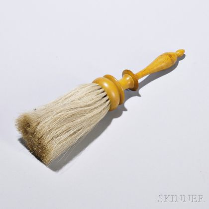 Shaker Chrome Yellow-painted Brush