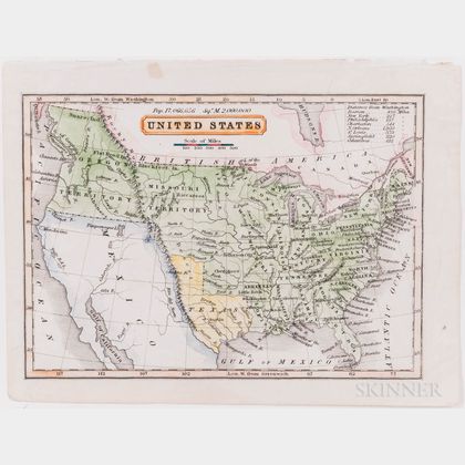 North America, United States, Nine Maps, 1735-1845.