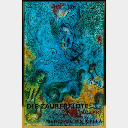 After Marc Chagall (Russian/French, 1887-1985) Die Zauberflöte, Mozart, Metropolitan Opera