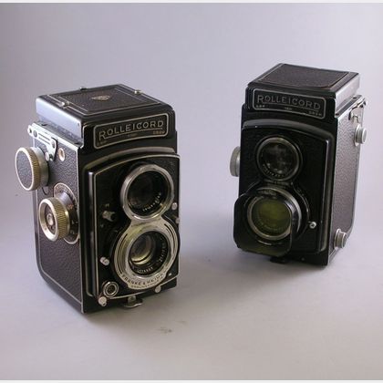 Two Rolleicord Cameras and a Rollei Magic