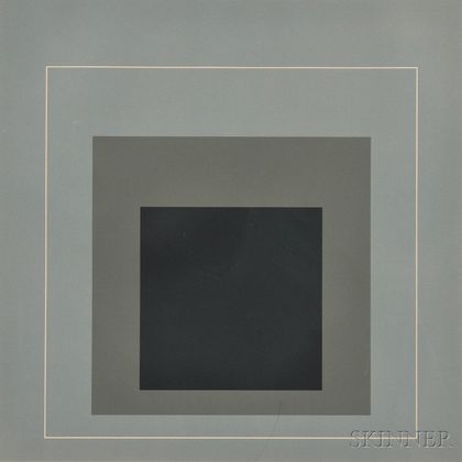 Josef Albers (German/American, 1888-1976) WLS - IX