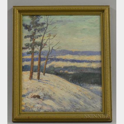 Albert Melville Graves (American, 1862-1950) Winter Landscape
