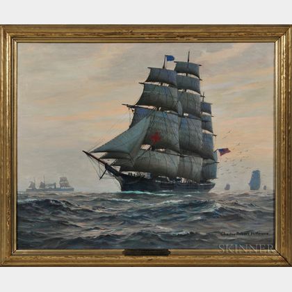 Charles Robert Patterson (New York, 1878-1958) Ship Dreadnought
