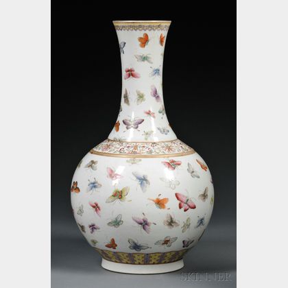 "Hundred Butterflies" Vase