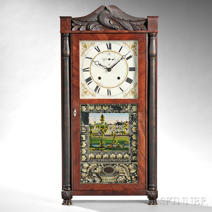 Eli Terry and Sons Eight-day Transitional Shelf Clock