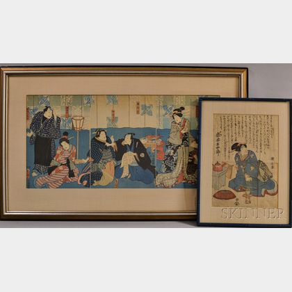 Two Prints of Japanese Women