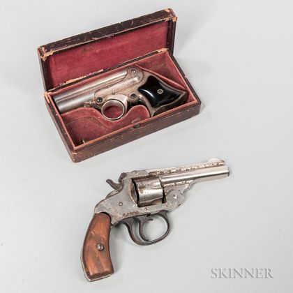 Remington-Elliot Derringer and a Harrington and Richardson Double-action Revolver