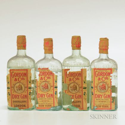 Gordon & Cos Dry Gin, 4 1 pint 7 oz bottles 