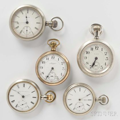 "Veritas" and Four Other Elgin Watches