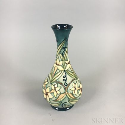 Modern Moorcroft Pottery Bottle Vase