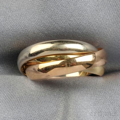 18kt Gold "Trinity" Ring, Les Must de Cartier