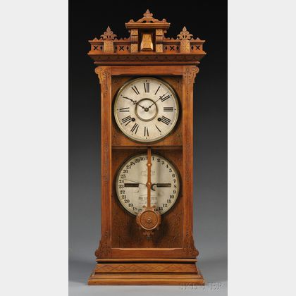 Ithaca "Chronometer" Calendar Clock