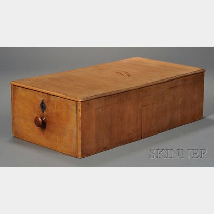 Shaker Pine One-drawer File Box