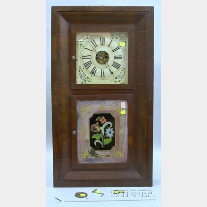 Jerome & Co. Mahogany Ogee Clock
