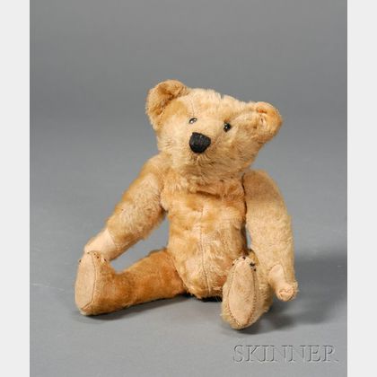 Early Ideal Gold Mohair Teddy Bear