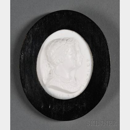 James Tassie White Paste Commemorative Portrait Medallion