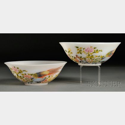 Pair of Glass Bowls