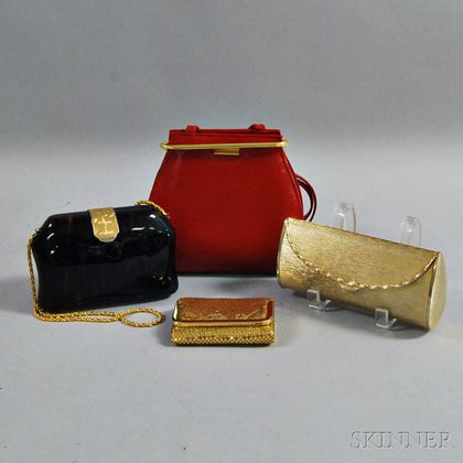 Group of Assorted Handbags and Clutches