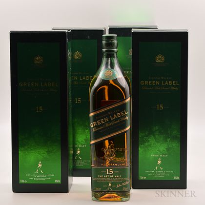 Johnnie Walker Green Label, 4 liter bottles 