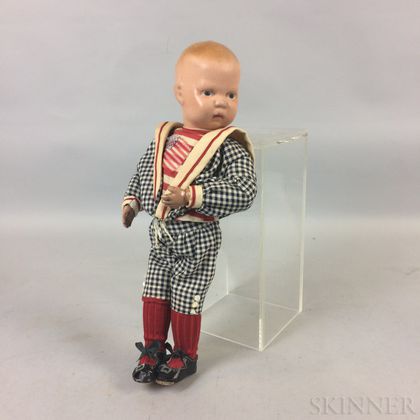 All-Wood Schoenhut Toddler Boy Doll