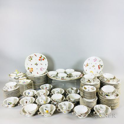 Approximately 142-piece Herend Market Garden-pattern Porcelain Service for Twelve.