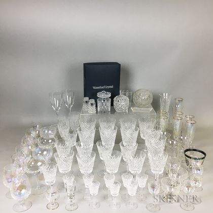 Thirty-two Pieces of Waterford Glass Stemware