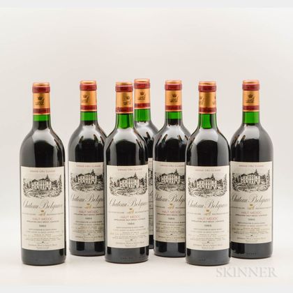 Chateau Belgrave 1986, 7 bottles 