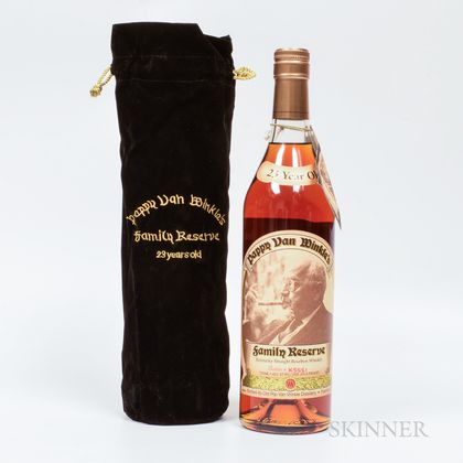 Pappy Van Winkles Family Reserve 23 Years Old, 1 750ml bottle Spirits cannot be shipped. Please see http://bit.ly/sk-spirits for mo... 