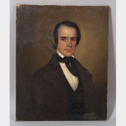 Joseph Goodhue Chandler (Massachusetts, 1813-1884) Portrait of Abijah S. Clarke.