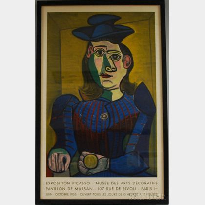 After Pablo Picasso (Spanish, 1881-1973) Exposition des arts décoratifs Paris