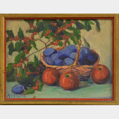 Margaretha E. Albers (American, 1881-1977) Still Life with Fruit