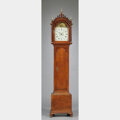 Mahogany Tall Clock by William Cummens