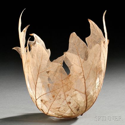 Kay Sekimachi (American, b. 1926) Leaf Bowl Sculpture 