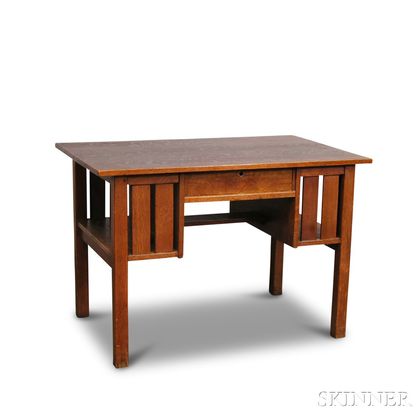 Mission-style Oak Desk
